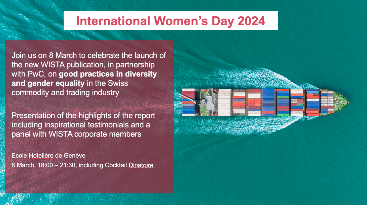 WISTA Switzerland / PwC – Good practices in diversity