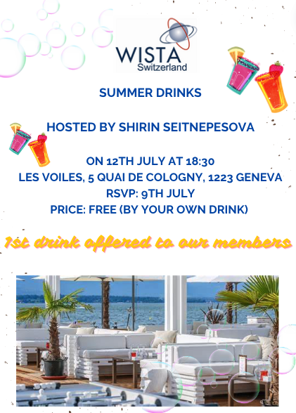 Summer drinks – Les Voiles, 12 July 18:30