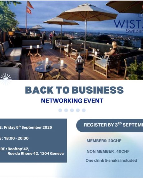 Back to Business Networking Event, September 5th, Rooftop 42, Geneva