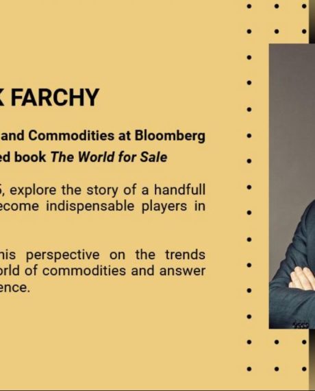 Meeting with Jack Farchy, Senior Reporter Energy and Commodities at Bloomberg, co-author of The World for Sale, September 24th, Geneva
