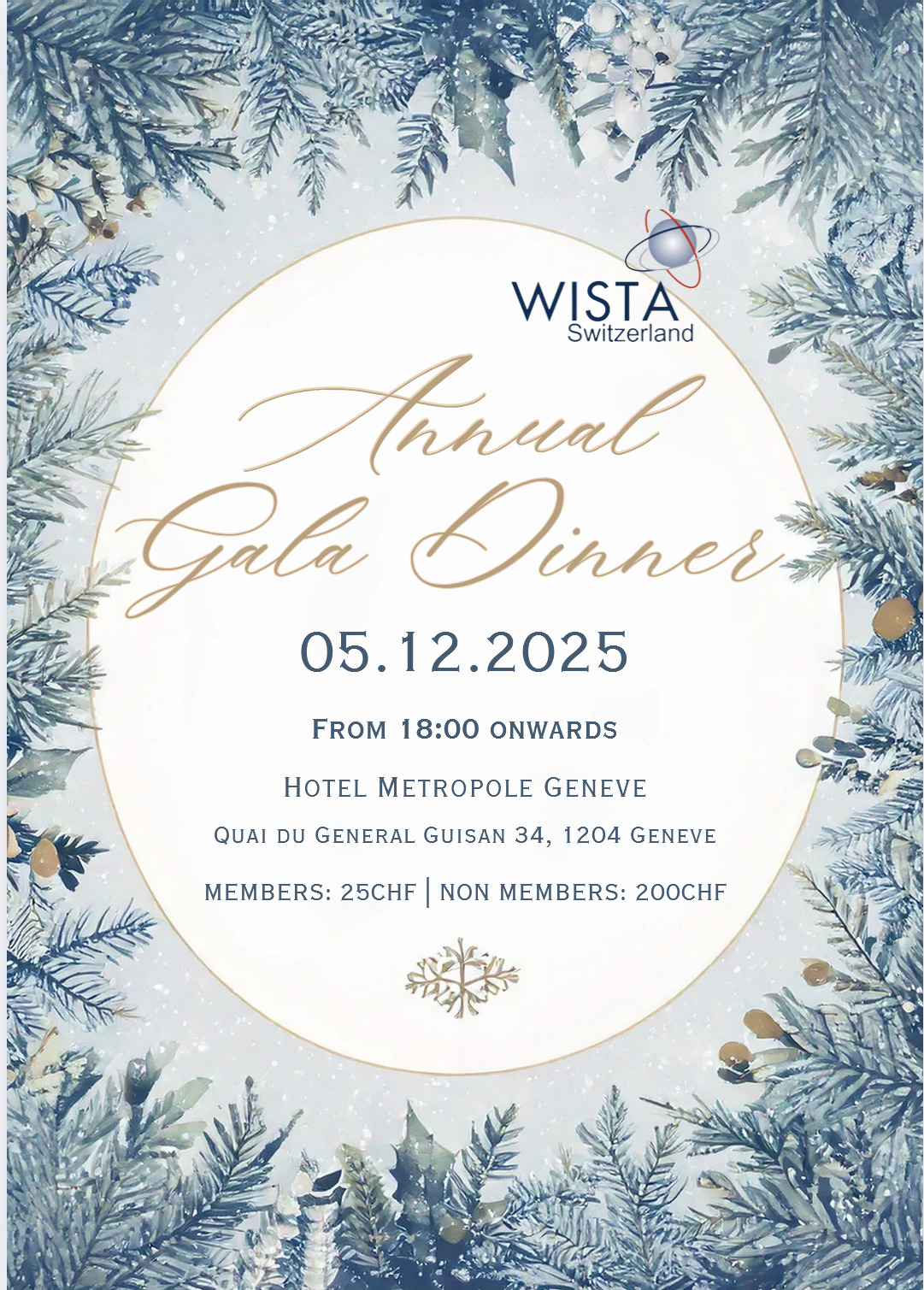 WISTA Switzerland Annual Gala Dinner 2025