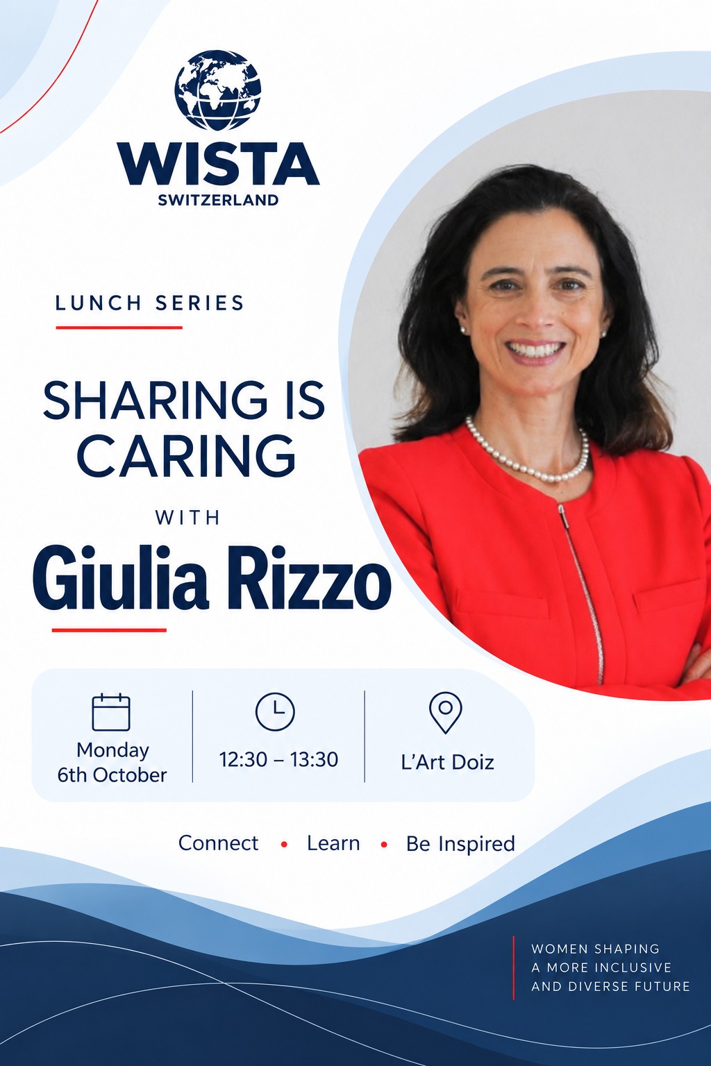 Sharing is Caring Lunch with Giulia Rizzo, October 6th, Geneva