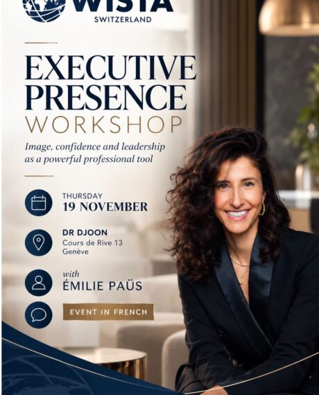 Executive Presence Workshop, with Emilie Paüs, November 19th, Geneva