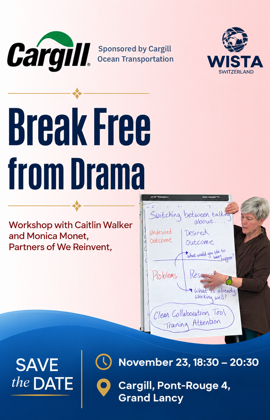 Workshop: Break Free from Drama – Constructive Conversations in Negotiation